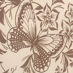 Vintage Lap Tray TV Serving Tray Bed Tray Butterflies and Flowers