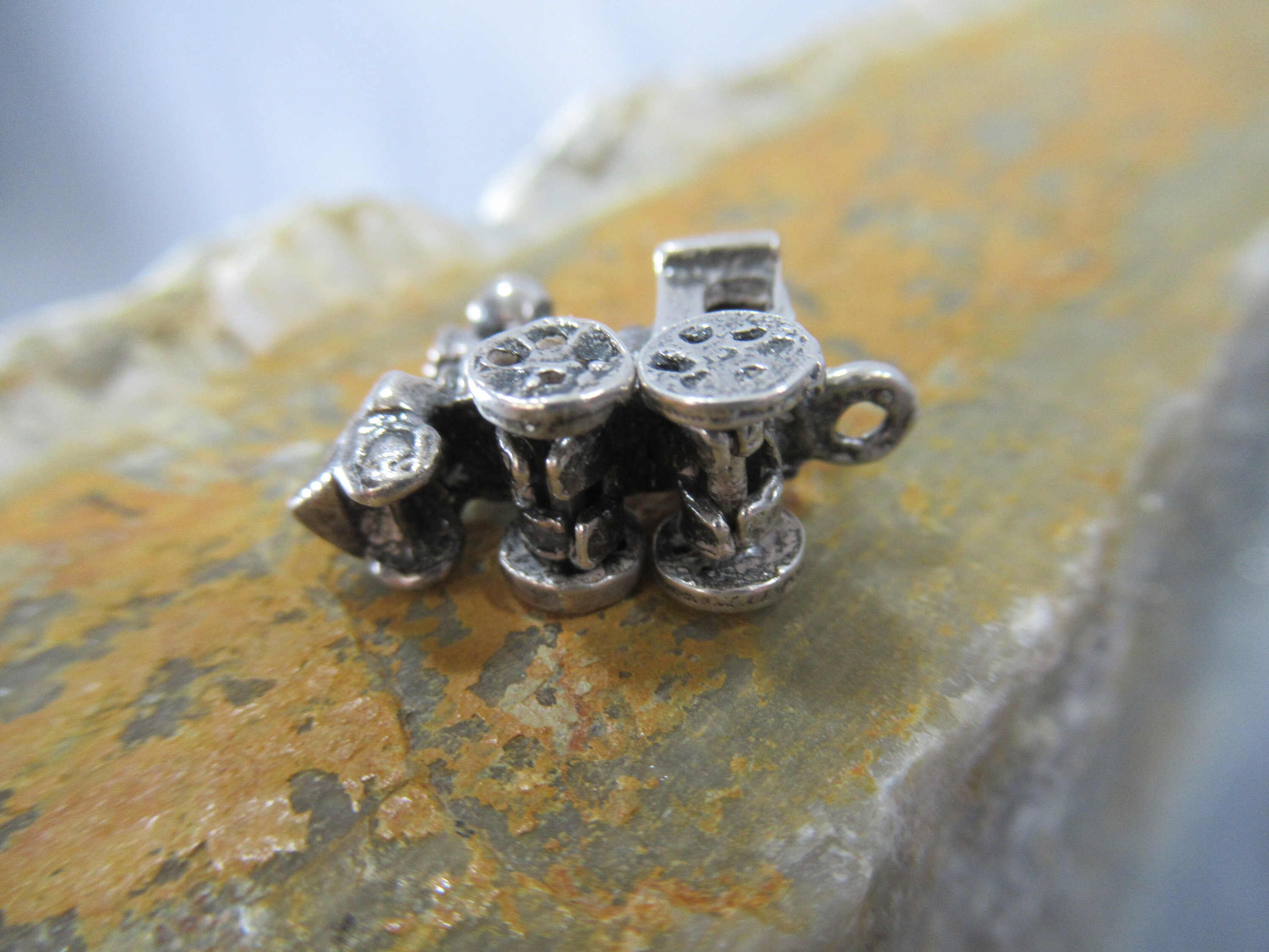 Jouet Ancien Locomotive Silver Choo-Choo – Plastique – Neuf Dans Boîte