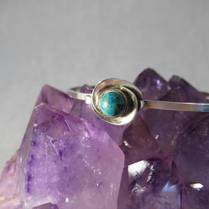 Sterling Silver Eilat Stone Bracelet, Israel King Solomon Stone