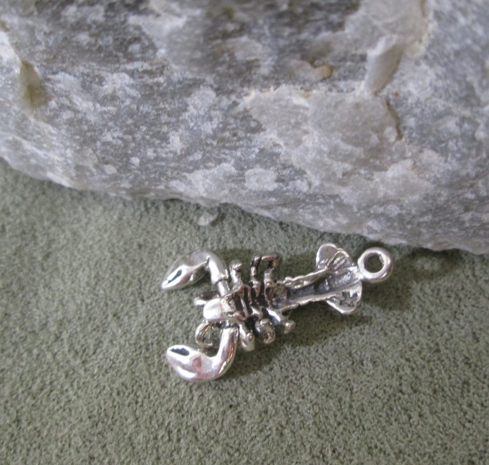 Sterling Silver LOBSTER Charm with Movable Claws 3D Etsy