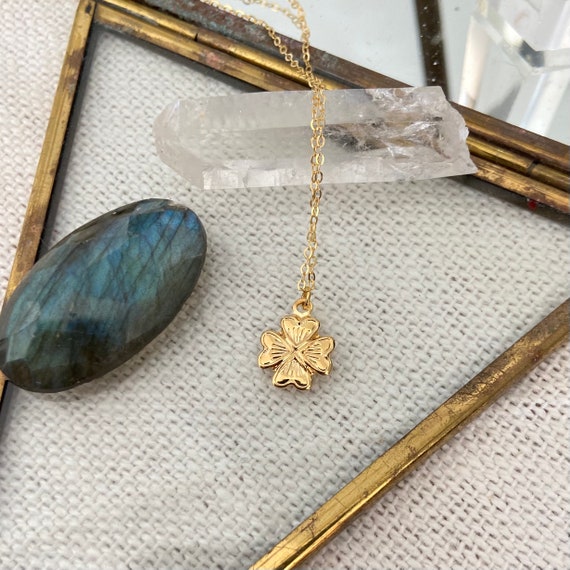 Talisman four leaf clover cheap necklace