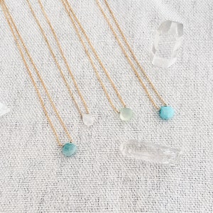 Collier Goutte en Pierre de Lune image 2