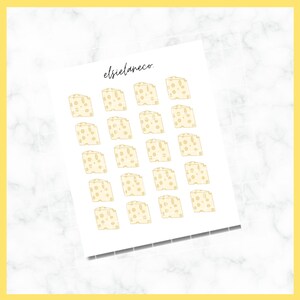 Swiss Cheese Doodle Stickers // Planner Stickers // Doodles // Stickers // Planner // Erin Condren