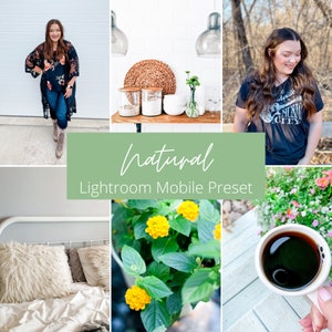 Natural Lightroom Mobile Preset / Instagram Presets / Influencer Preset / Mobile Preset