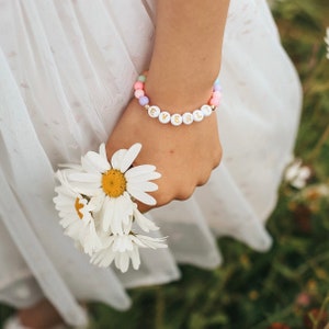 Personalized, Confetti Name Bracelet. zdjęcie 5