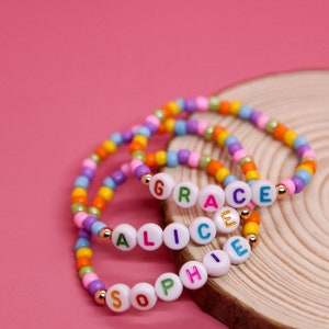 Multicolour personalised name bracelet. zdjęcie 6