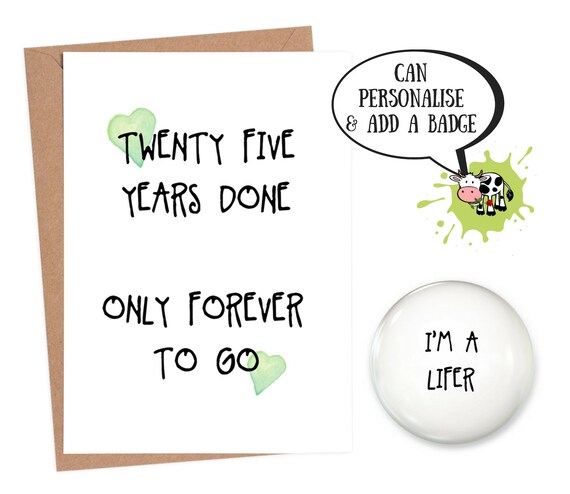 25th wedding anniversary cards for husband