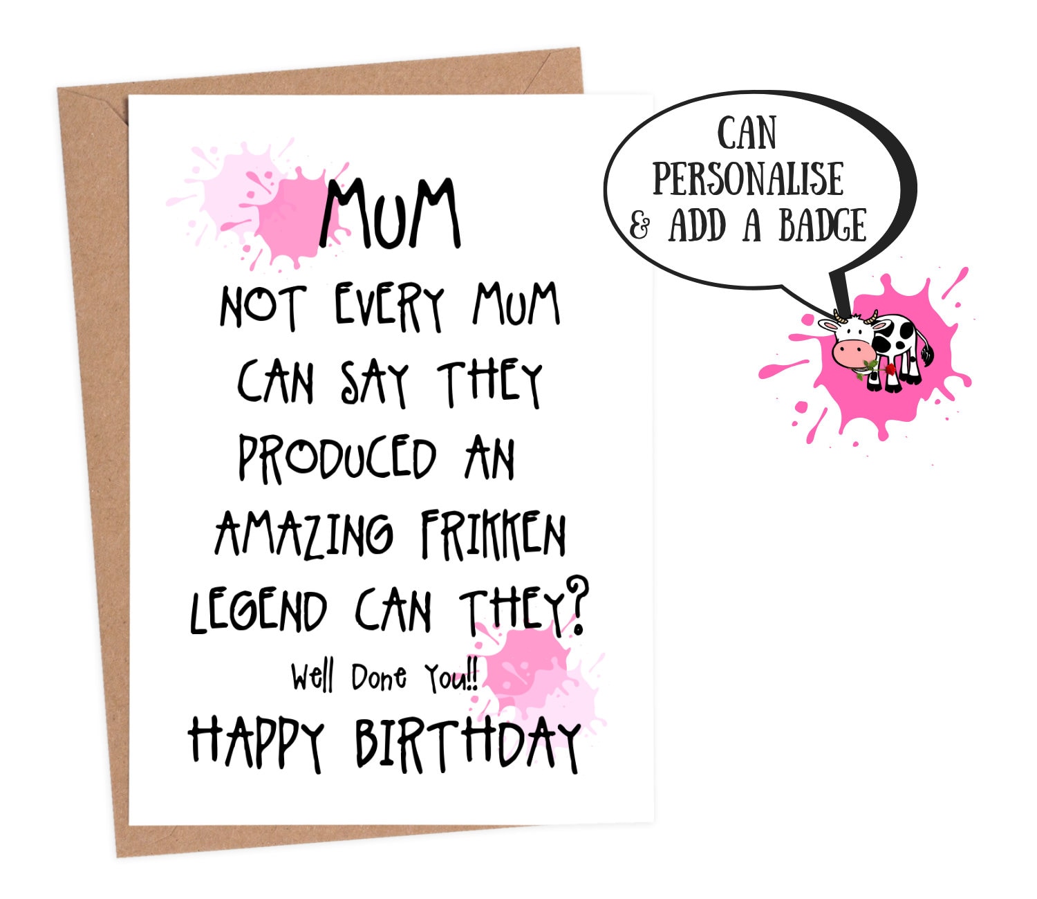 Funny Birthday Card Mum Birthday Card Funny Mom Birthday Etsy Australia