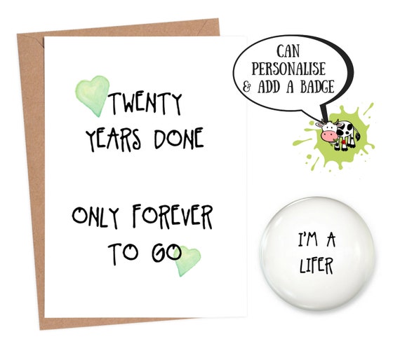 20 year anniversary card for husband