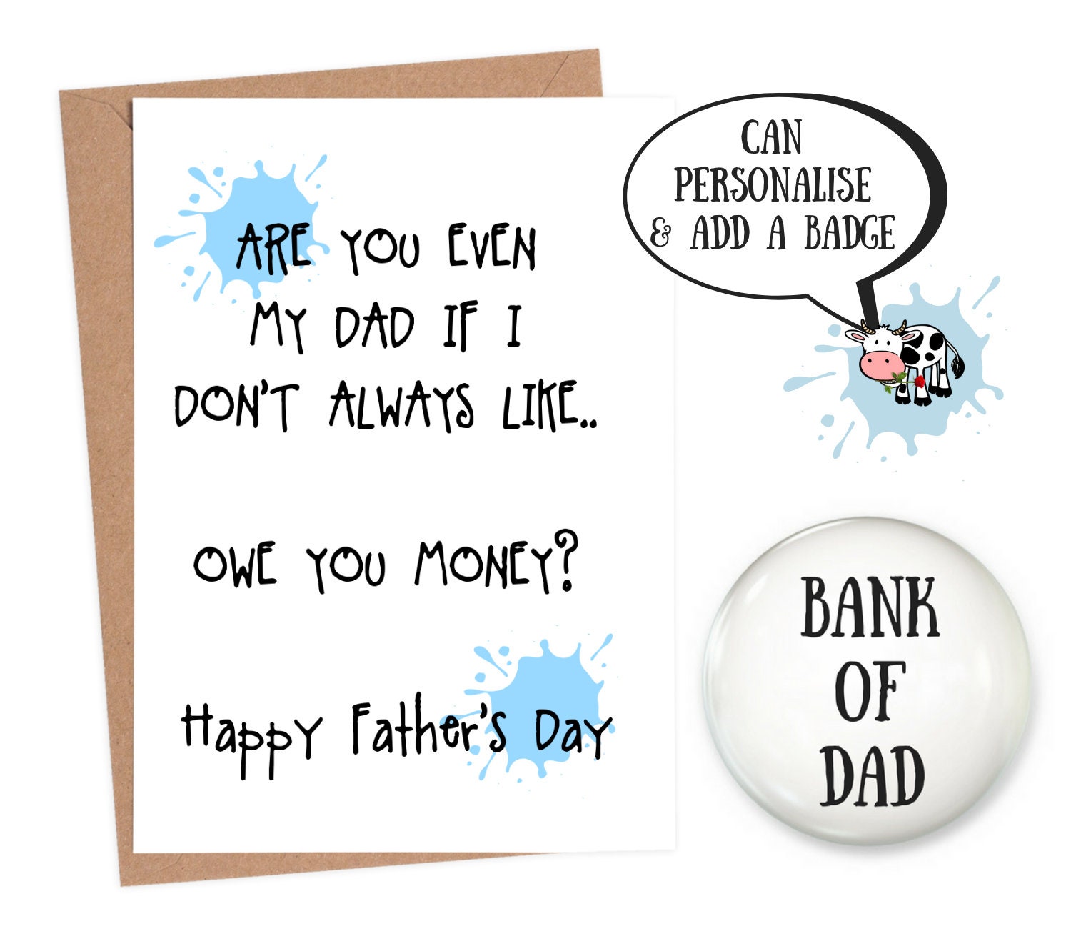 Sarcastic Father S Day Card Personalised Fathers Day Card Etsy Singapore