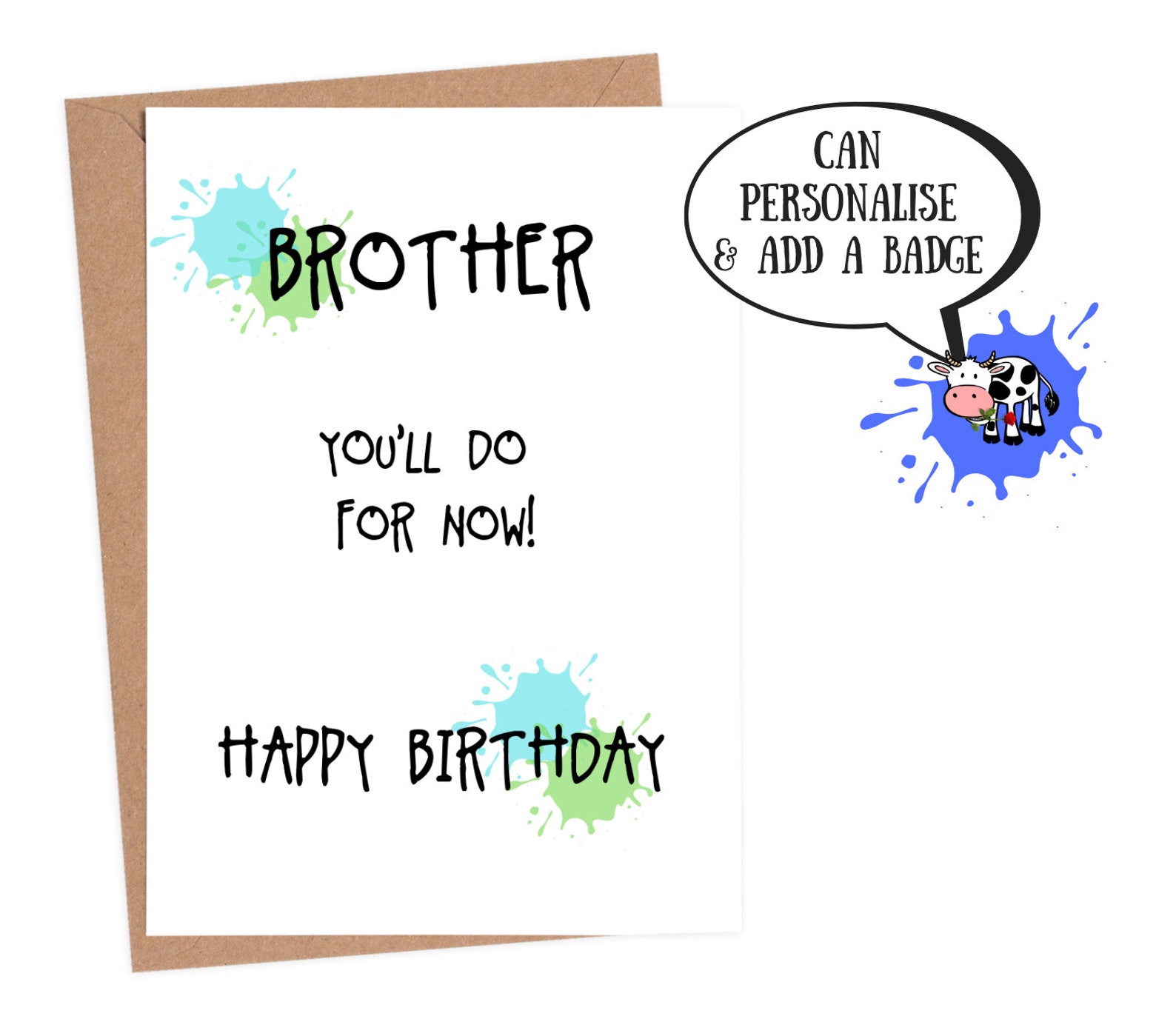 Funny Brother Card Funny Funny Brother Birthday Card - Etsy Australia