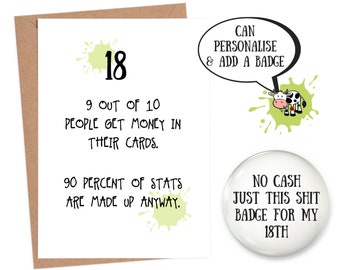 Printable Funny 18th Birthday Card for Her Sarcastic Birthday - Etsy