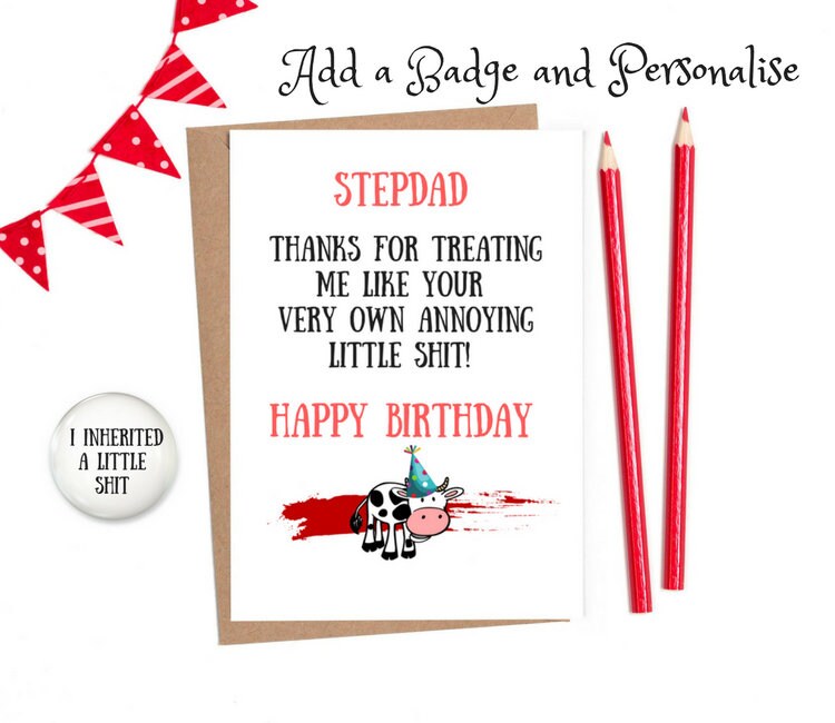 stepdad-card-step-dad-birthday-card-dad-funny-birthday-card-etsy