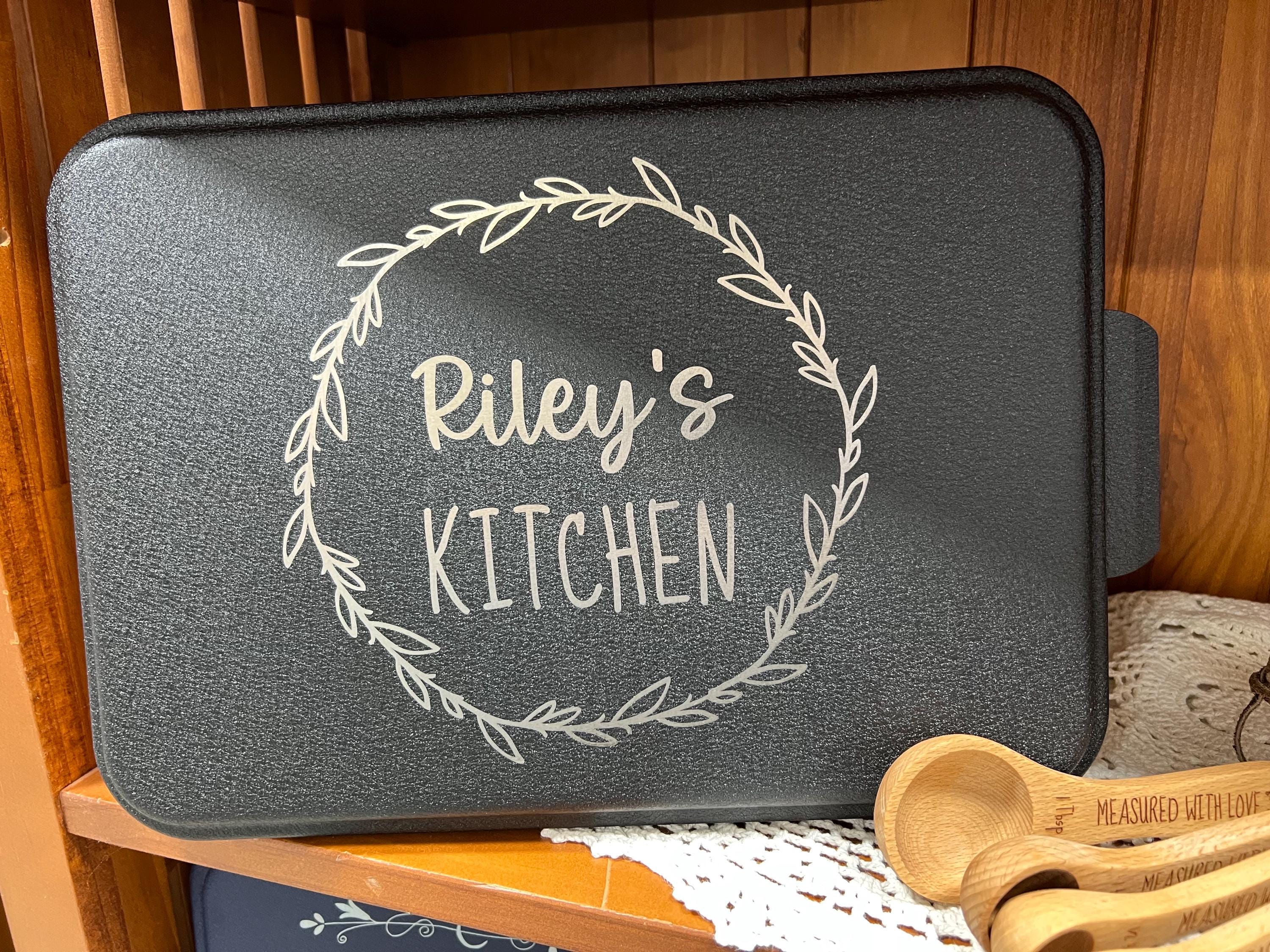 Personalized Aluminum Baking Pan With Lid. Your Name Kitchen Engraved ...