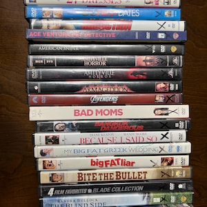 DVD Movies Used. A-Fa Title. Pick Your Own Movie. Over 200 Movies.