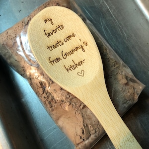 Grandma Wooden Engraved Spoon. Grammy’s Kitchen Spoon.