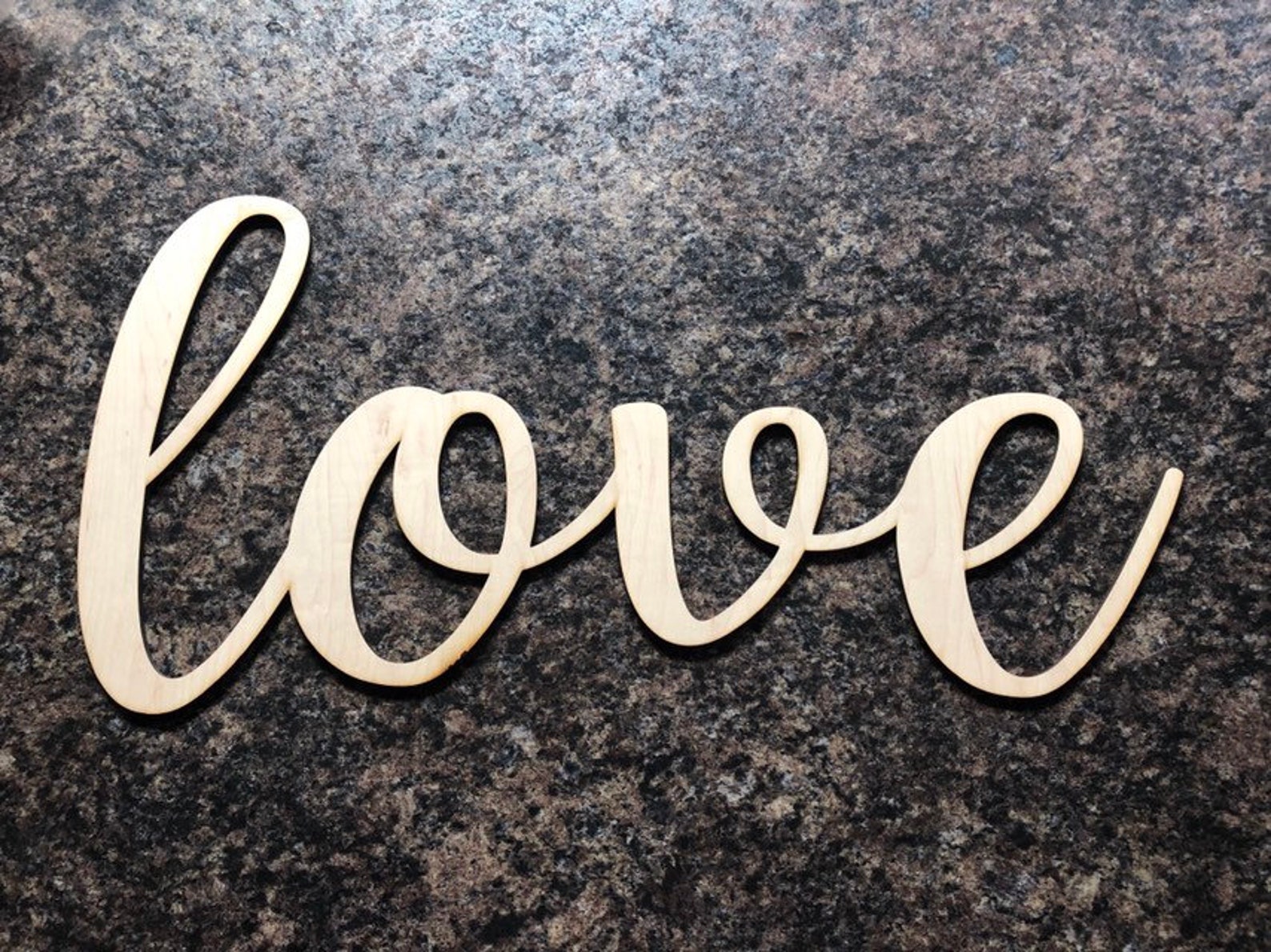 Love Words. Love Wall Decor. Wood Word Cut Out. Wooden Love | Etsy