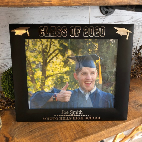 Buy Graduation Cap and Tassel Picture Frame, Unfinished Wood Craft