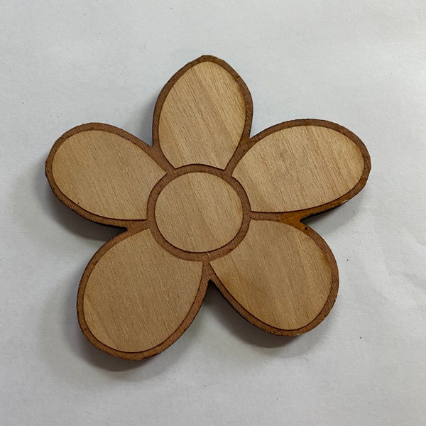 Wooden Flowers Etsy
