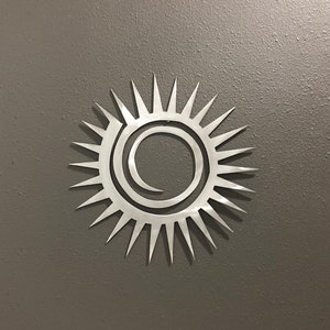 Sun Metal Wall Art Decoration Skilwerx 9x9 Southwest 3