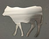 Cow Metal Wall Art Decoration Skilwerx 12x9 Western cowboy