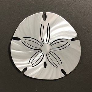 Sand-Dollar Metal Wall Art Decoration Skilwerx 9x9 Nautical Marine Sea Life Beach House