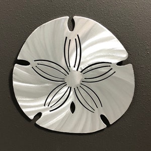 Sand-Dollar Metal Wall Art Decoration Skilwerx 9x9 Nautical Marine Sea Life Beach House