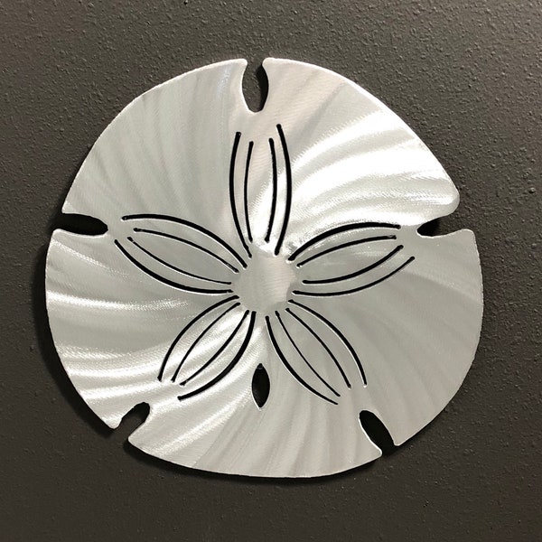 Sand-Dollar Metal pared arte decoración Skilwerx 9x9 Náutico marino vida marina beach casa