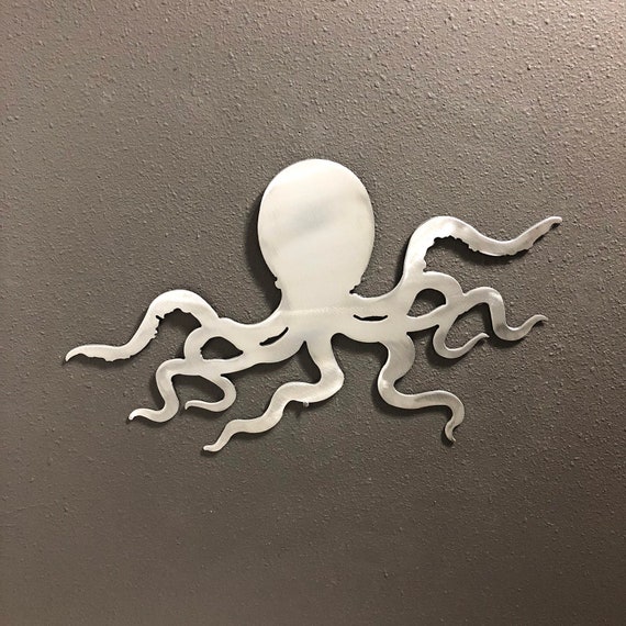 Octopus Metal Wall Art Decoration