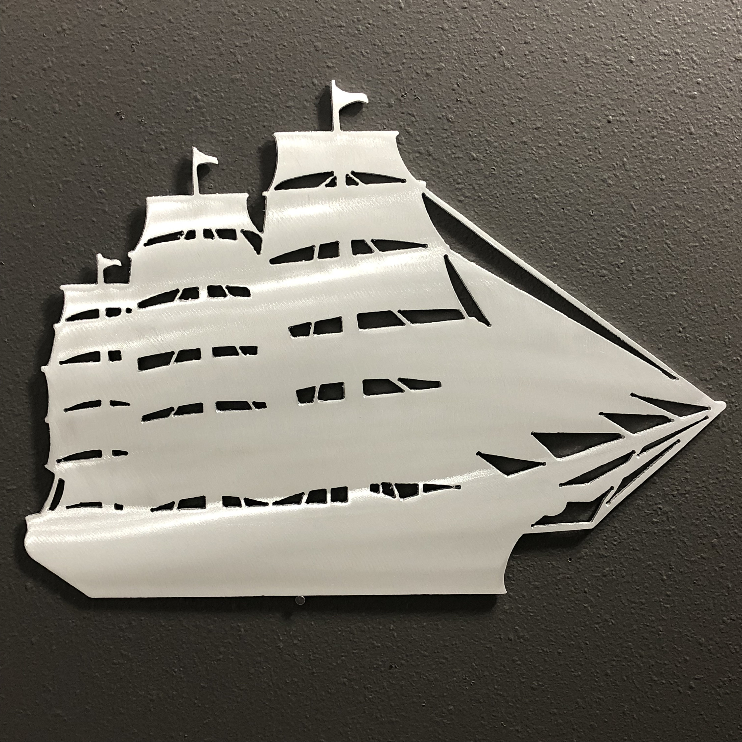 SHIP Metal Wall Art Decoration Skilwerx 12x9 Ocean Nautical Etsy