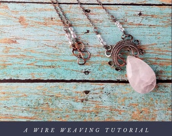 The Lyonesse Pendant: A Wire Weaving Tutorial by Wendi of Door 44 Studios