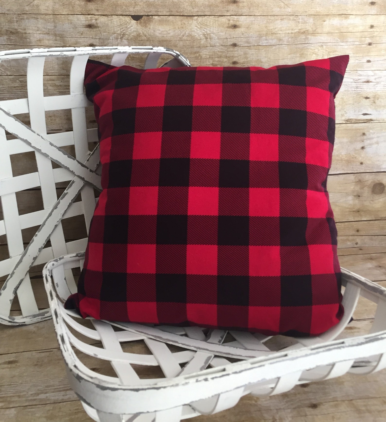 Blank Buffalo Plaid Pillow Cover Buffalo Plaid Pillow Cover Etsy