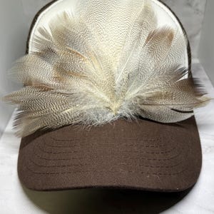 Feather Hat Patch, PATCH ONLY, 57, Real Feathers, Feathered Hat Patch, Feather Trucker Hat, Western Hat Patch, Western Trucker, Feather Fan