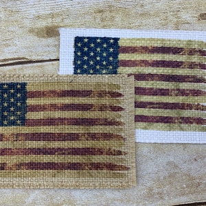 Hat Patch, American Flag Hat Patch, DIY Hat Patch, Iron-on Patch, Burlap Patch, Custom Hat Patch, Patches for Hats, American Flag