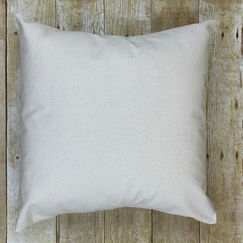 Blank Canvas Pillow Cover Blank Pillow Cover Throw Pillow Etsy
