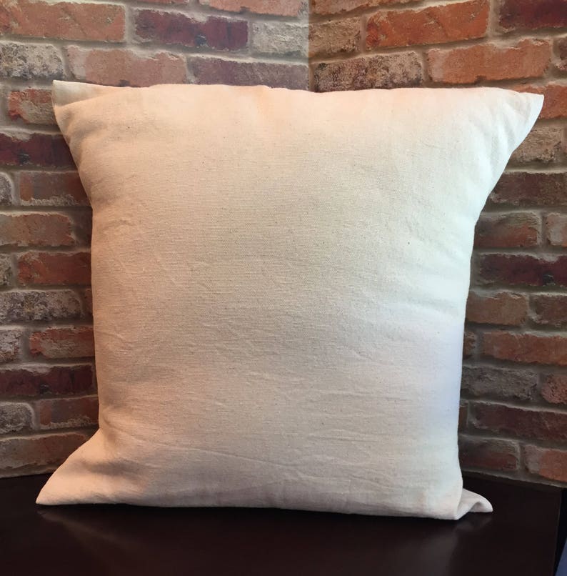 Blank Canvas Pillow Cover Blank Pillow Cover Throw Pillow Etsy