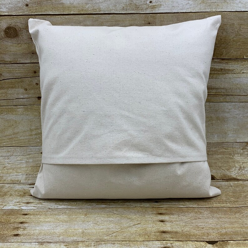 Blank Canvas Pillow Cover Blank Pillow Cover Throw Pillow Etsy