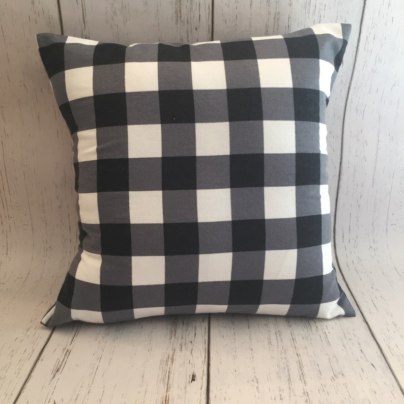 Blank Buffalo Plaid Pillow Cover Buffalo Plaid Pillow Cover Etsy