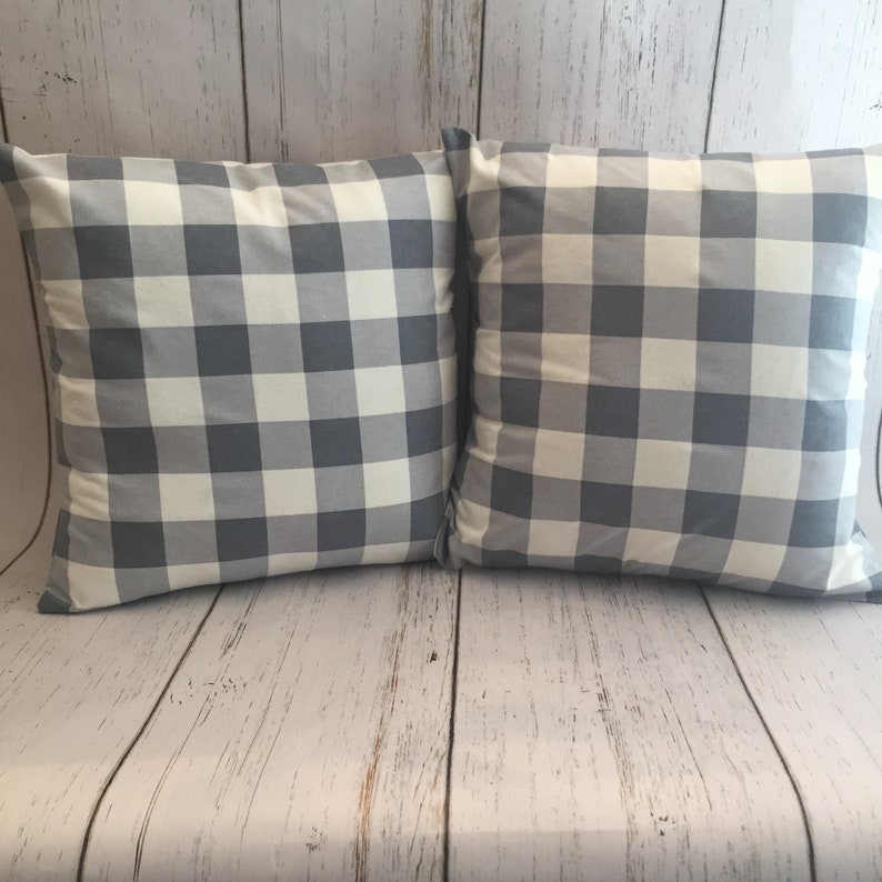 Blank Buffalo Plaid Pillow Cover Buffalo Plaid Pillow Cover Etsy