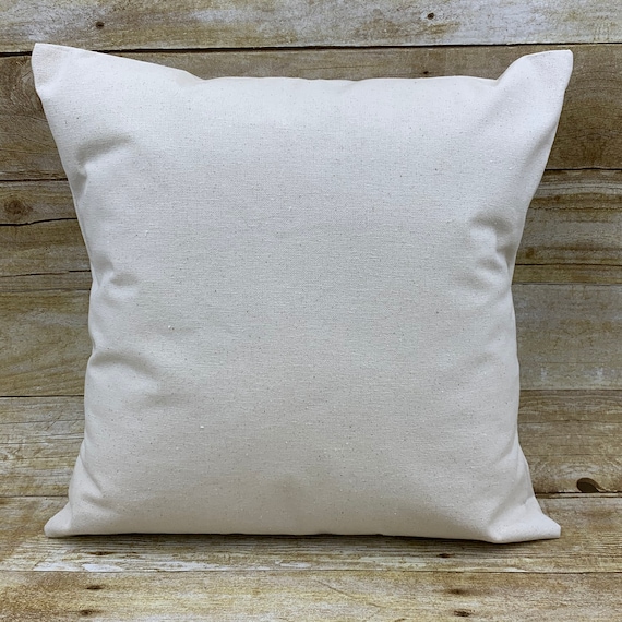 blank throw pillow