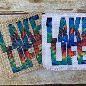 Hat Patch, Lake Life Hat Patch, Lake Life Patch,  DIY Hat Making Supplies, Sublimation Hat Patch, Patches for Hats, Iron On Patch