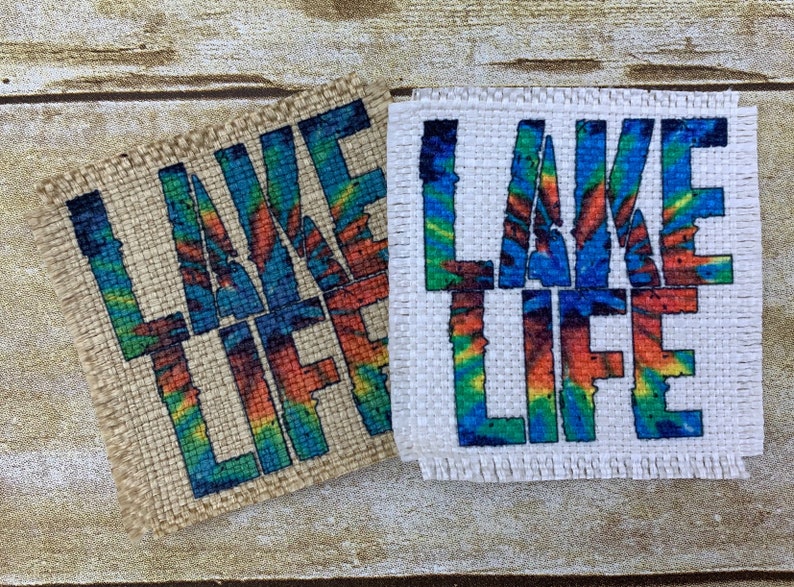 Lake Life Hat Patch Sublimation Hat Patch DIY Hat Making Supplies Patches for Hats Hat Patch Lake Life Patch Iron On Patch