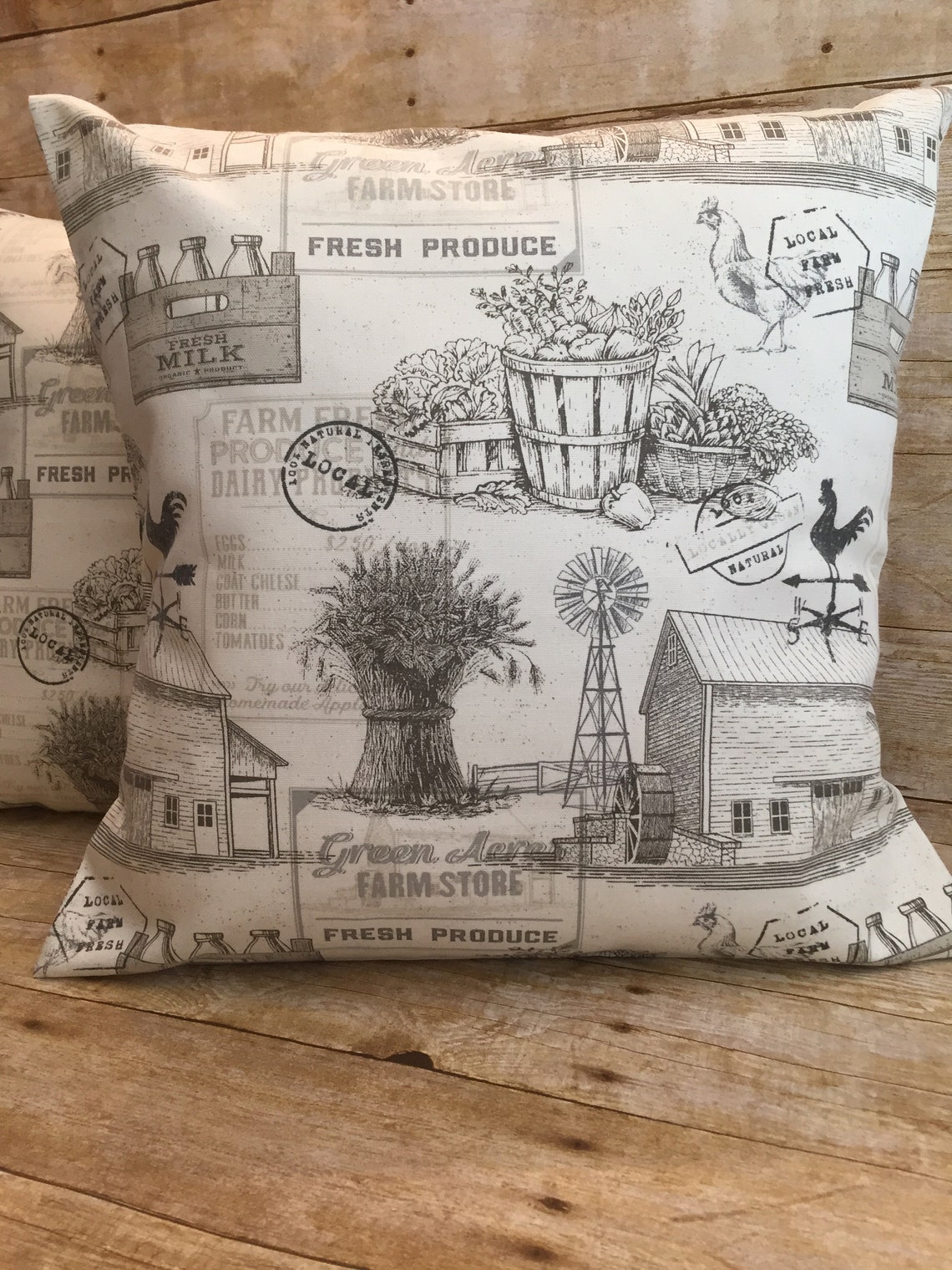 Farmhouse Throw Pillow Covers Throw Pillow Cover Farmhouse Etsy