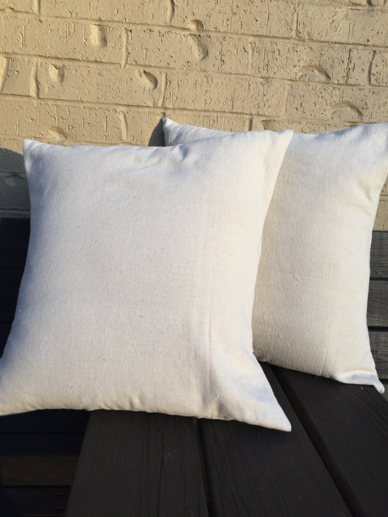 Blank Canvas Pillow Cover Blank Pillow Cover Throw Pillow Etsy