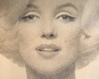 Marilyn Monroe NOS Head Shot Poster - Rare Vintage Posters - Sexy Wall Art - 1973 Alskog Inc 1375 - 1970s Iconic Movie Star - Rare Scandecor
