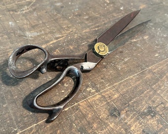 Antique J Wiss & Sons Tailor Scissors: Early 1900s Seamstress