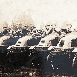 Antique WW1 Postcard of Army Trucks Rare RPPC American Lake Washington Unused Early Mack Kelly Springfield 3 World War 1 image 6