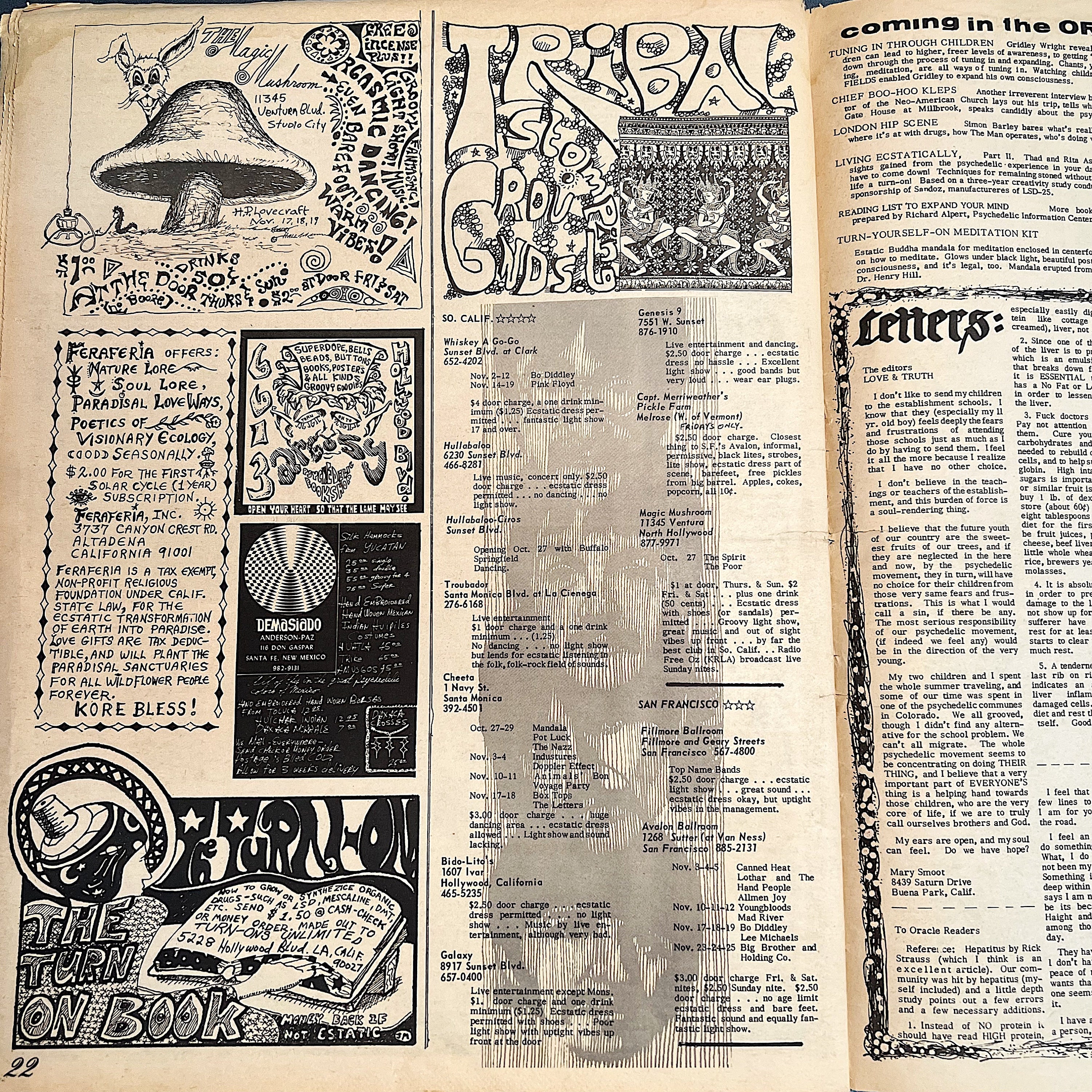 THE SAN FRANCISCO ORACLE: THE PSYCHEDELIC NEWSPAPER OF THE