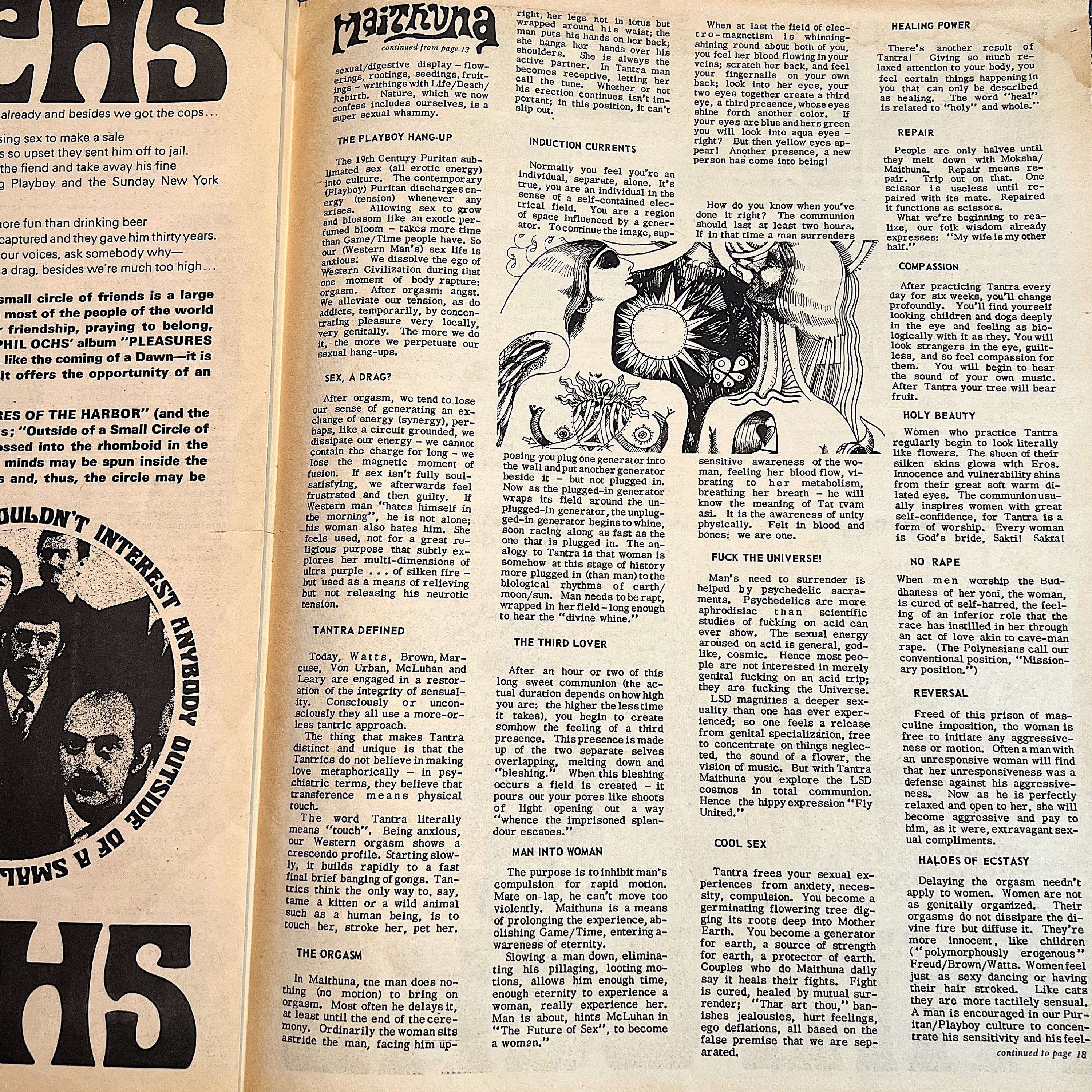 Rare 1967 Oracle Psychedelic Newspaper: Southern California