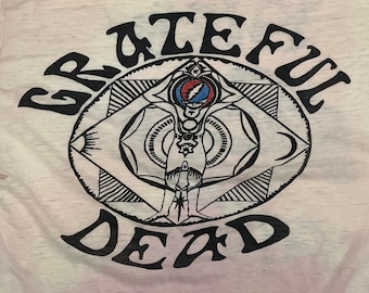 Vintage 1980s Grateful Dead Tie Dye T-Shirt – Aiko Eyeball Design